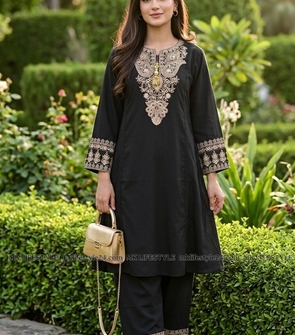 Noor Embroidery Dress