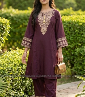 Noor Embroidery Dress