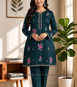 Embroidered Co-ord Set for Women
