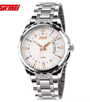 SKMEI 9069 NEW silver rose white