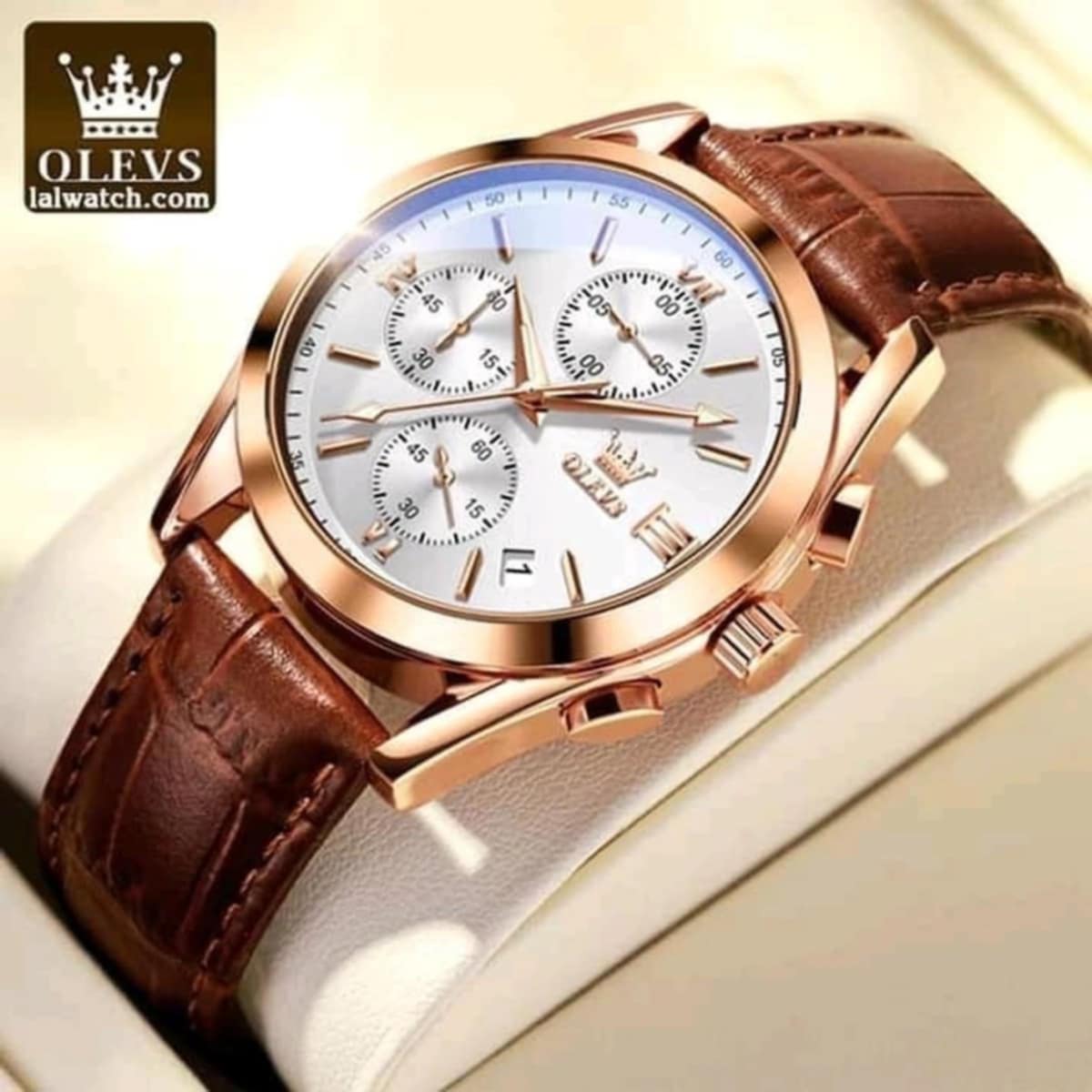 OLEVS 5610L Coffee Rose White