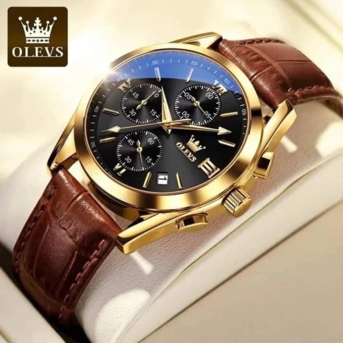 OLEVS 5610 Coffee Gold Black